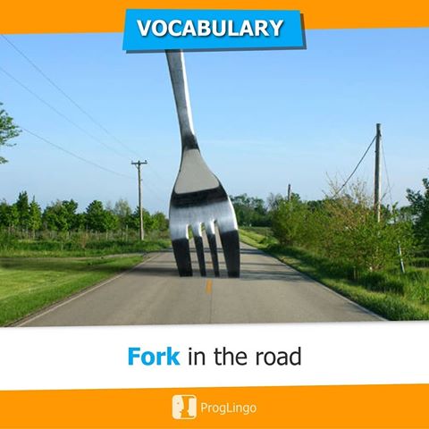 Fork in the road